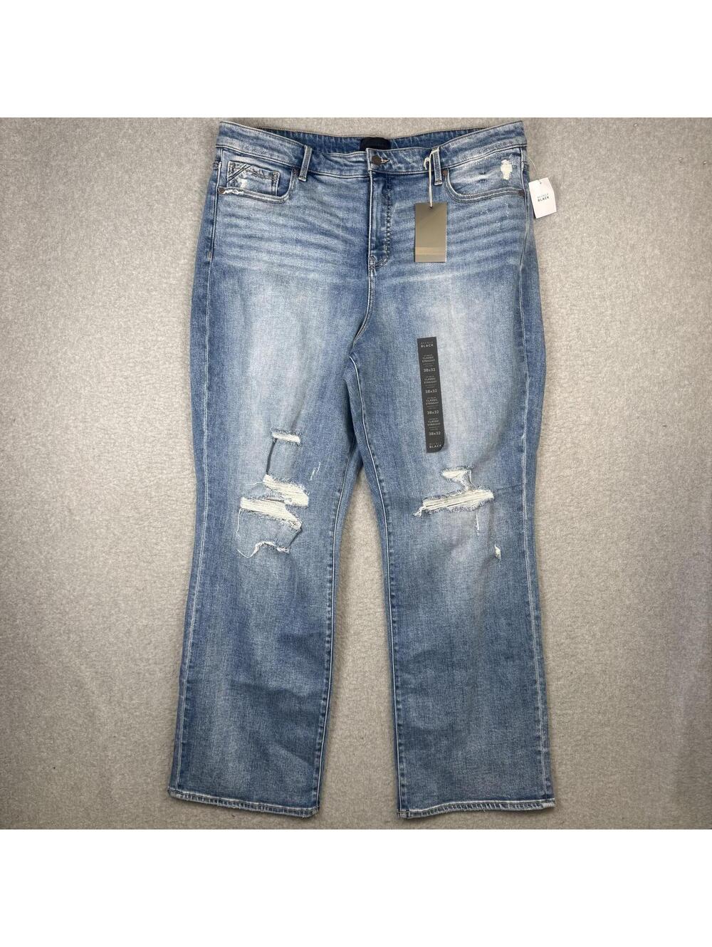 Brand New Buckle Black Men's Size 38x32 Classic Straight Leg High Rise Jeans